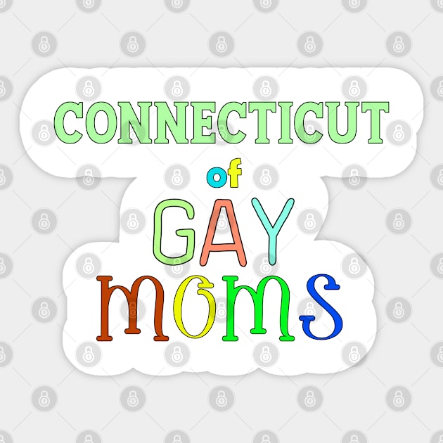 Connecticut Of Gay Moms Sticker by WE BOUGHT ZOO